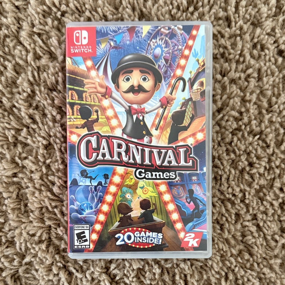 Nintendo Carnival Games with Vibrant Colors